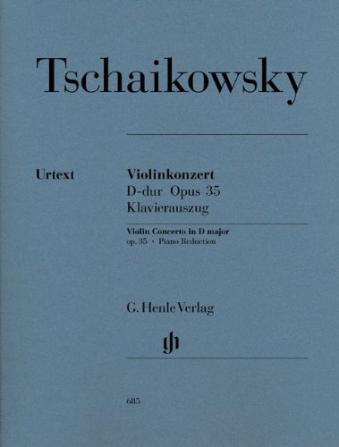 HENLE VERLAG TSCHAIKOWSKY P.I. - VIOLIN CONCERTO OP. 35 Klassische Noten Violine HENLE VERLAG TSCHAIKOWSKY P.I. - VIOLIN CONCERTO OP. 35 Klassische Noten Violine