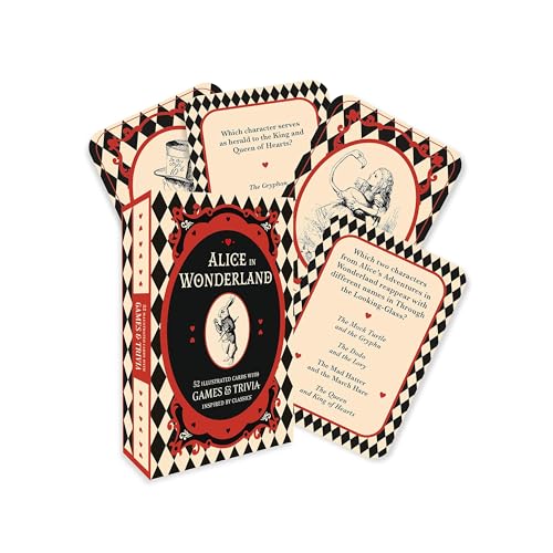 Alice in Wonderland: A literary card game: 52 illustrated cards with games and trivia von Pyramid