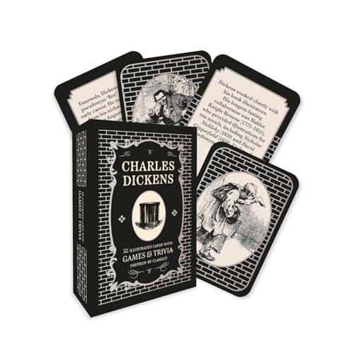 Charles Dickens: 52 illustrated cards with games and trivia inspired by classics von Pyramid