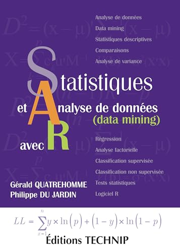 Statistiques et analyse de données (data mining) avec R von TECHNIP