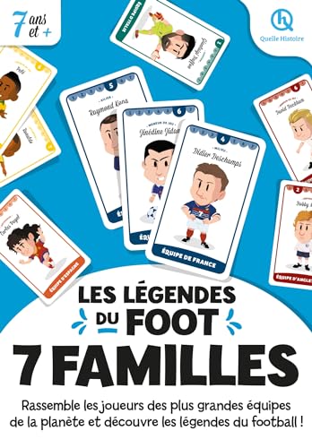 7 familles Légendes du foot (2nde Ed): Rassemble les joueurs des plus grandes équipes de la planète et découvre les légendes du football !
