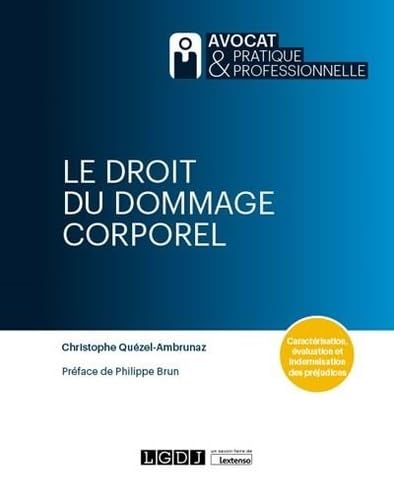 Le droit du dommage corporel: Caractérisation, évaluation et indemnisation des préjudices (2022)