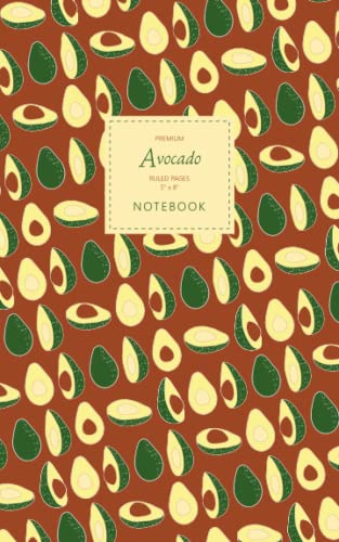 Avocado Notebook - Ruled Pages - 5x8 - Premium (Autumn)