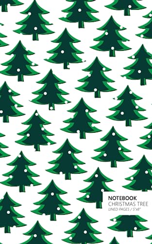Christmas Tree Notebook (White Green)