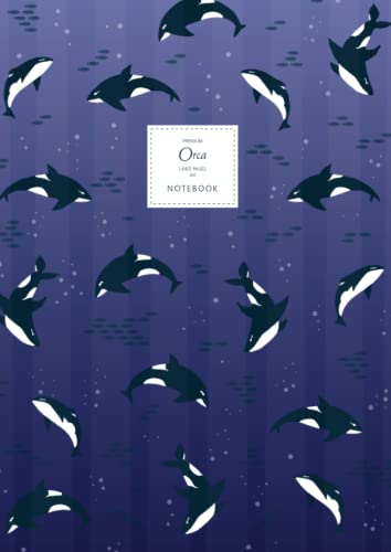 Orca Notebook - Lined Pages - A4 - Premium: (Amethyst Edition) Fun notebook 192 lined pages (A4 / 8.27x11.69 inches / 21x29.7cm) von Independently published