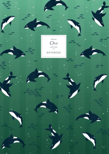 Orca Notebook - Lined Pages - A4 - Premium: (Emerald Edition) Fun notebook 192 lined pages (A4 / 8.27x11.69 inches / 21x29.7cm) von Independently published