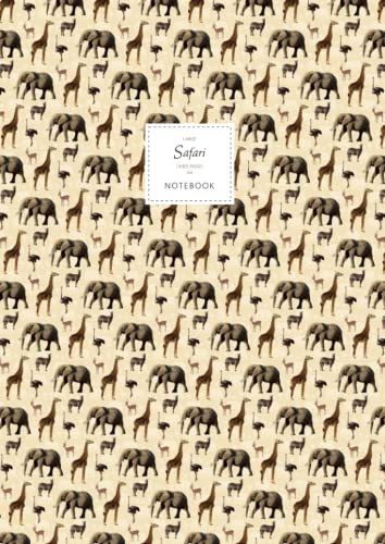 Safari Notebook - Lined Pages - A4 - Premium: (Sand Edition) Fun Animal Notebook 192 lined pages (A4 / 8.27x11.69 inches / 21x29.7cm) von Independently published