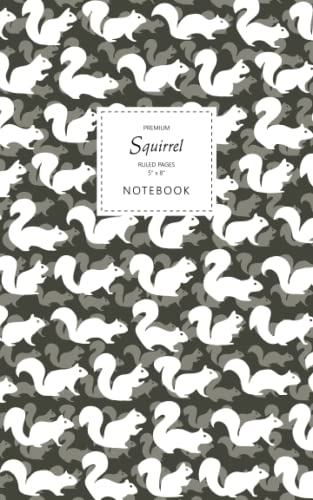 Squirrel Notebook - Ruled Pages - 5x8 - Premium (Autumn) von Quick Witted Coconut