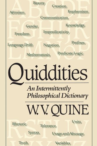 Quiddities: An Intermittently Philosophical Dictionary von Belknap Press