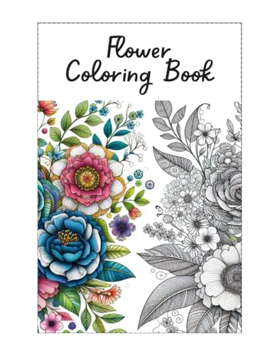 Flower Adult Coloring Book von Independently published