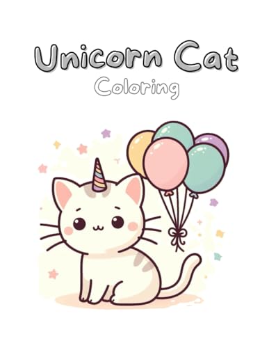 Unicorn Cat Coloring Book von Independently published