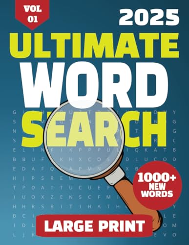 2025 Large Print Ultimate Word Search Puzzle Book: 1000+ New Words about History, Geography, Music, Art and More | 8.5 x 11 inches, 110 pages | 55 ... (Ultimate Word Lab Series, Band 1) von Independently published