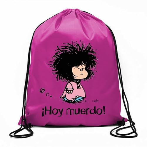 Bolsa de cuerdas Mafalda ¡Hoy muerdo!