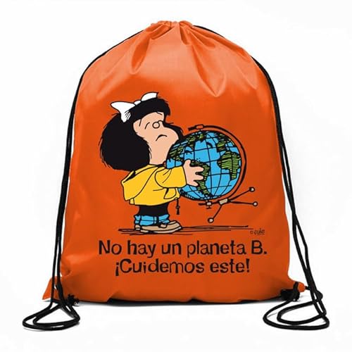 Bolsa de cuerdas Mafalda ¡No hay un planeta B!