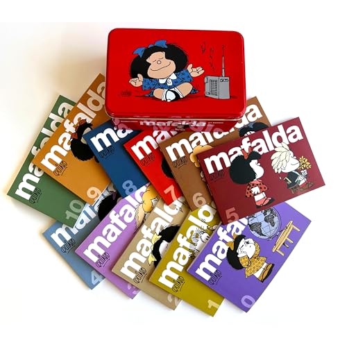 Colección Mafalda: 11 tomos en una lata (Color rojo) (edición limitada): 11 Tomos En Una Lata. Roja (Lumen Gráfica)