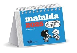 Mafalda 2025, Calendario Escritorio Turquesa