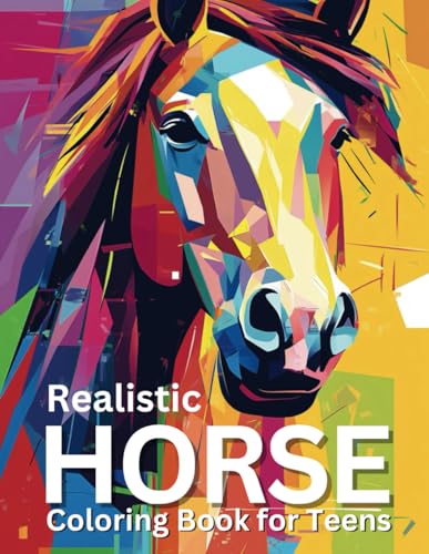 Realistic Horse Coloring Book for Teens von Independently published
