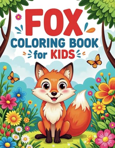 fox coloring book for kids von Independently published