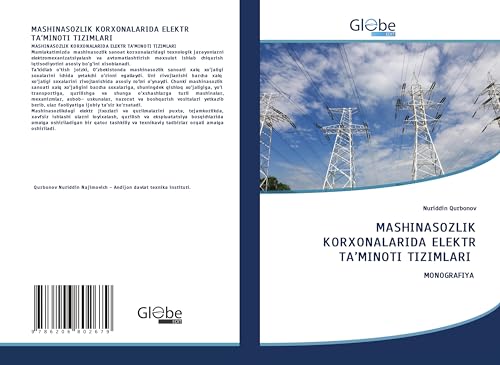 MASHINASOZLIK KORXONALARIDA ELEKTR TA'MINOTI TIZIMLARI: MONOGRAFIYA von GlobeEdit
