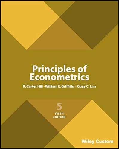 Principles of Econometrics von Wiley