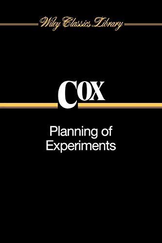 Planning of Experiments P (Wiley Classics Library) von Wiley
