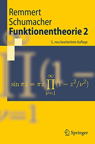 Funktionentheorie 2 (Springer-Lehrbuch) (German Edition)