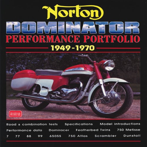 Norton Dominator Performance Portfolio 1949-1970 von Brooklands Books Ltd