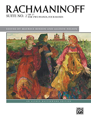 RACHMANINOFF SUITE 2 OP 17 2P4H: For Two Pianos, Four Hands (Alfred Masterwork Edition) von Alfred Music