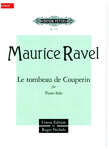 LE TOMBEAU DE COUPERIN: Sheet (Edition Peters)