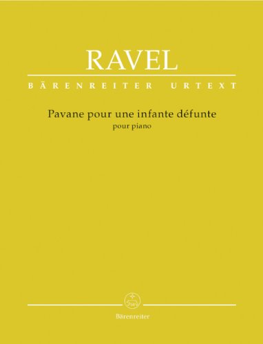 Pavane pour une Infante Defunte. Klavier