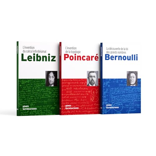 Collection Génies des Mathématiques Sélection II contient 3 livres: Leibniz. L'invention du calcul infinitésimal , Poincaré. L'invention de la ... la loi des grands nombres (Bibliothèque RBA) von RBA Libros