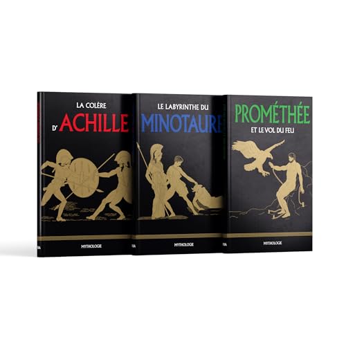 Collection Mythologie Sélection II contient 3 livres: La Colère d’Achille, Le Labyrinthe du Minotaure et Prométhée et le Vol du feu (Bibliothèque RBA) von RBA Libros