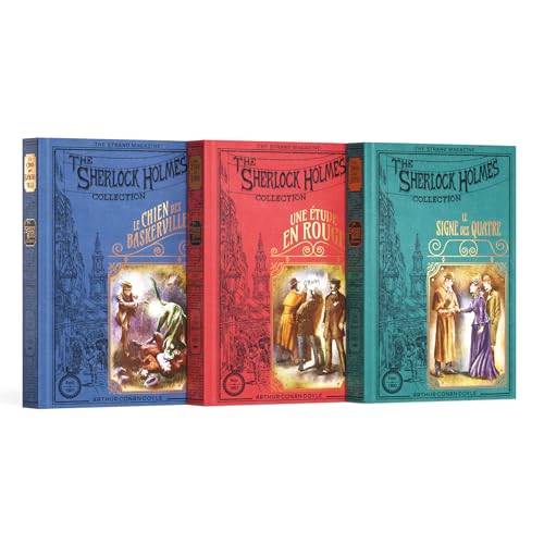 Collection The Sherlock Holmes Sélection I contient 3 livres: Le Chien des Baskerville, Une étude en rouge et Le Signe des quatre (Bibliothèque RBA) von RBA Libros