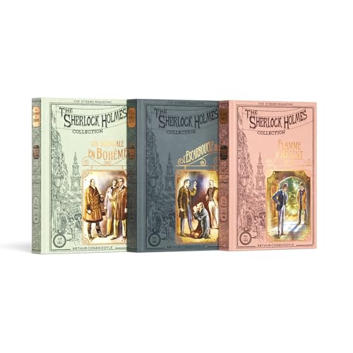 Collection The Sherlock Holmes Sélection II contient 3 livres: Un scandale en Bohême, L'Escarboucle bleue et Flamme d'argent (Bibliothèque RBA) von RBA Libros