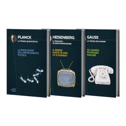 Collezione Grandi idee della Scienza Pack II. Contiene 3 libri: Planck, Heisenberg e Gauss (Biblioteca RBA) von RBA Libros