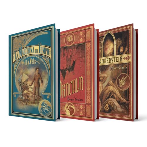 Collezione I primi Maestri del Fantastico Pack I. Contiene 3 libri: La macchina del tempo, Dracula e Frankenstein (Biblioteca RBA) von RBA Libros