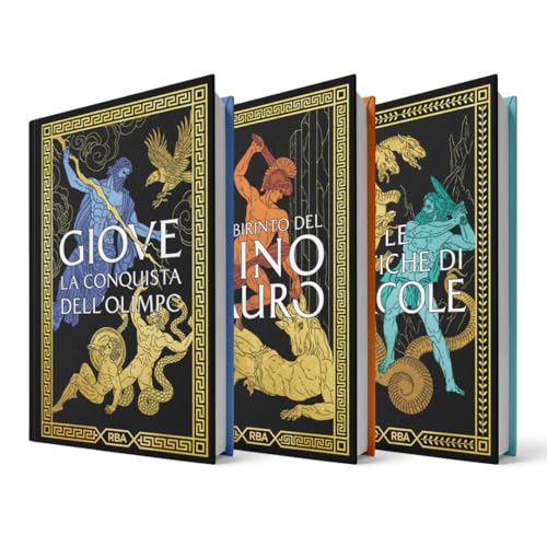 Collezione Mitologia Classica Pack I. Contiene 3 libri: Giove. La conquista dell'olimpo, Il Labirinto del Minotauro e Le fatiche di Ercole (Biblioteca RBA) von RBA Libros