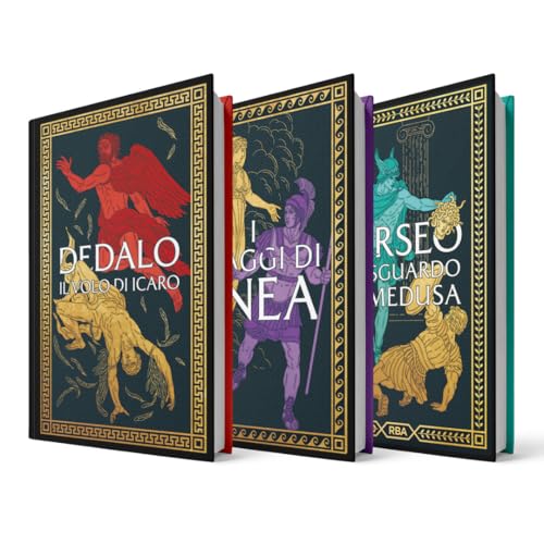 Collezione Mitologia Classica Pack II. Contiene 3 libri: Dedalo. Il volo di Icaro, I viaggi di Enea e Perseo. Lo sguardo di Medusa (Biblioteca RBA) von RBA Libros