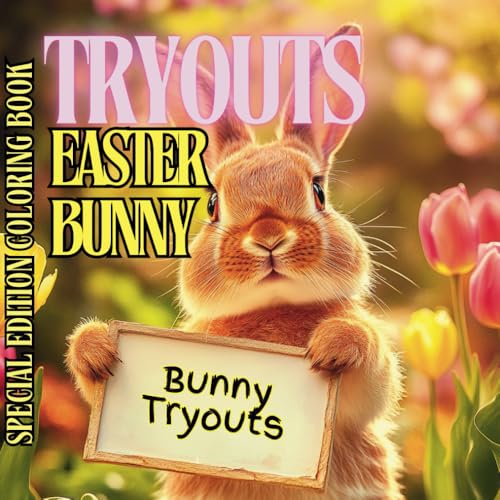 EASTER BUNNY | SPECIAL EDITION COLORING BOOK: EASTER BUNNY TRYOUTS BOLD & EASY (Enlightened Palette Coloring Books) von Independently published