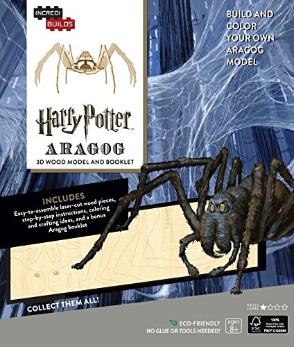 INCREDIBUILDS: HARRY POTTER: ARAGOG 3D WOOD MODEL AND BOOKLET INCREDIBUILDS: HARRY POTTER: ARAGOG 3D WOOD MODEL AND BOOKLET