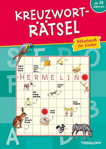 Kreuzworträtsel ab 10 Jahren (Blau) (Rätsel, Spaß, Spiele) von Tessloff