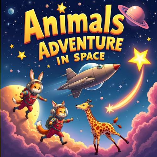 Animals Adventures in Space Story Book for Kids: 15 Magical Animal Bedtime Stories for Kids Ages 4-8 von Independently published