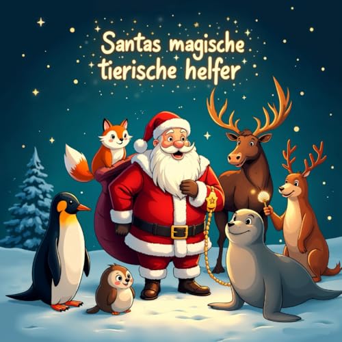 Santas Magische Tierische Helfer: 15 Weihnachtliche Einschlafgeschichten Für Kinder Ab 4 Jahren, Schöne Geschichten Zum Einschlafen von Independently published