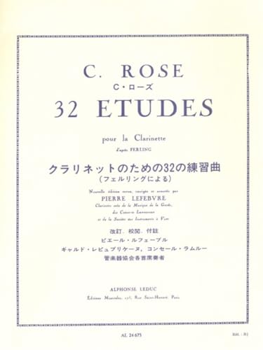 32 ETUDES D'APRES FERLING CLARINETTE