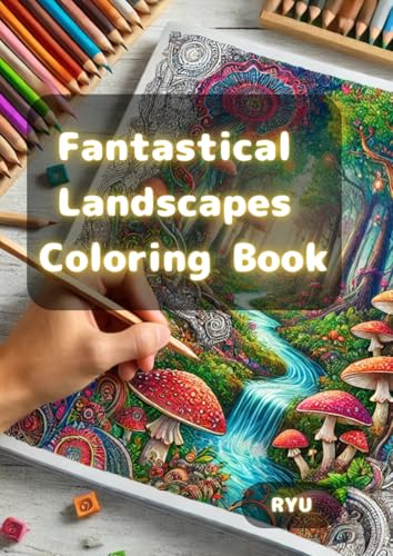 Fantastical Landscapes Coloring Book von Independently published