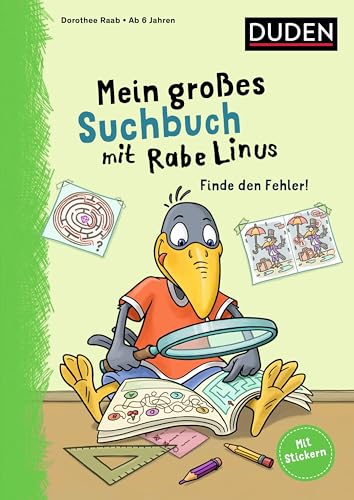 Mein großes Suchbuch mit Rabe Linus: Finde den Fehler! (Mein großer Lernspaß mit Rabe Linus) von Duden