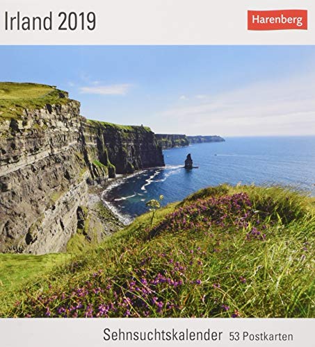 Irland - Kalender 2019: Sehnsuchtskalender, 53 Postkarten