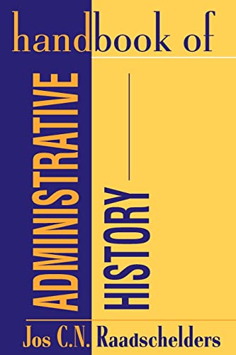 Handbook of Administrative History von Routledge