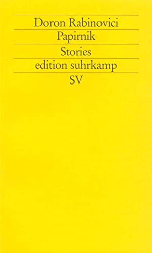 Papirnik: Stories (edition suhrkamp)