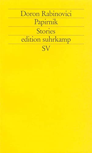 Papirnik: Stories (edition suhrkamp)